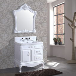 歐式新款玉石浴柜 開啟簡歐落地浴室柜的優(yōu)雅衛(wèi)浴體驗